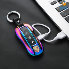 Load image into Gallery viewer, Car Key Shaped Electric Lighter &amp; Torch
