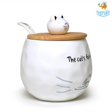 Load image into Gallery viewer, Kitty Mug With Lid &amp; Spoon
