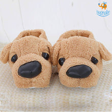 Load image into Gallery viewer, Doggo Plush Slippers (UK Size 3 - 7)
