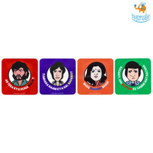 Load image into Gallery viewer, Sholay Filmy Coasters - Set of 4
