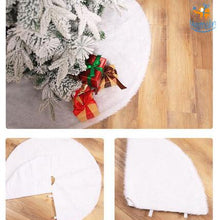 Load image into Gallery viewer, Faux Fur Christmas Tree Mat
