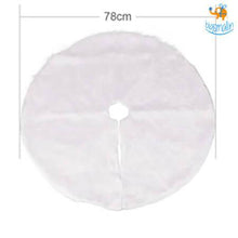 Load image into Gallery viewer, Faux Fur Christmas Tree Mat
