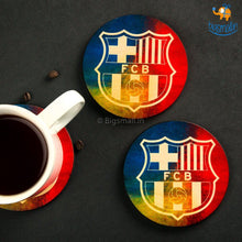 Load image into Gallery viewer, Barcelona Wooden Coasters - Set of 4
