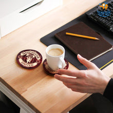 Load image into Gallery viewer, Manchester United Wooden Coasters - Set of 4
