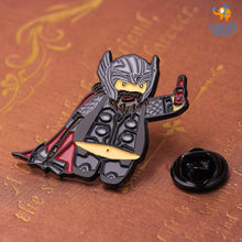 Load image into Gallery viewer, Funny Thor Metallic Lapel Pin
