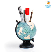 Load image into Gallery viewer, Globe Resin Stationery Holder - Hand painted

