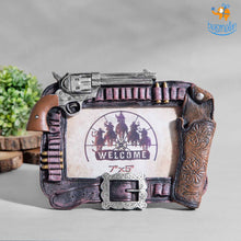 Load image into Gallery viewer, Vintage Pistol Photo Frame
