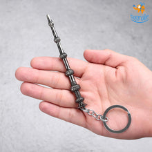 Load image into Gallery viewer, Harry Potter - Elder Wand Metallic Keychain
