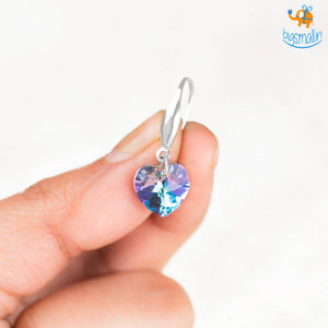 Crystal Heart Earrings