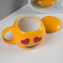 Load image into Gallery viewer, Hearty Eyes 3D Emoji Mug
