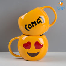 Load image into Gallery viewer, Hearty Eyes 3D Emoji Mug
