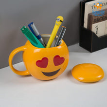 Load image into Gallery viewer, Hearty Eyes 3D Emoji Mug
