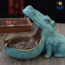 Load image into Gallery viewer, Hippopotamus Storage Table Decorative
