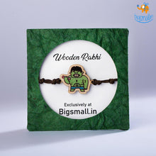 Load image into Gallery viewer, Hulk Wooden Rakhi
