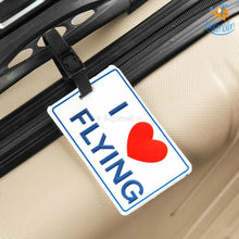 Load image into Gallery viewer, I Love Flying Luggage Tag
