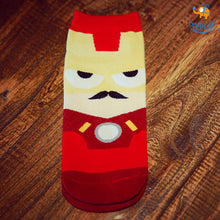 Load image into Gallery viewer, Iron Man Cartoon Socks
