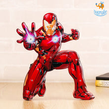 Load image into Gallery viewer, Iron Man Wooden LED Lamp

