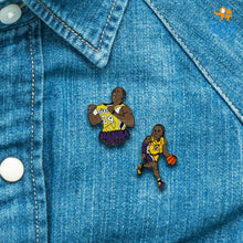 Load image into Gallery viewer, Kobe Bryant Lapel Pins - Set of 2
