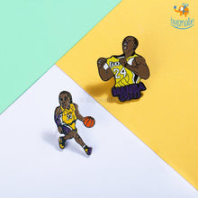 Load image into Gallery viewer, Kobe Bryant Lapel Pins - Set of 2

