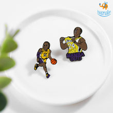 Load image into Gallery viewer, Kobe Bryant Lapel Pins - Set of 2
