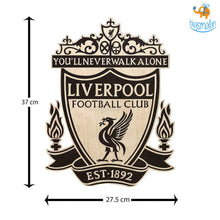 Load image into Gallery viewer, Liverpool Engraved Wooden Crest
