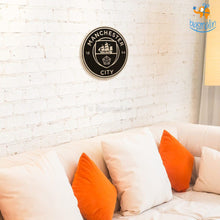 Load image into Gallery viewer, Manchester City Engraved Wooden Crest
