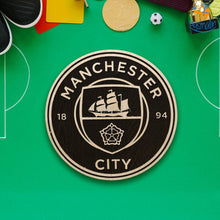 Load image into Gallery viewer, Manchester City Engraved Wooden Crest
