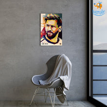 Load image into Gallery viewer, Footballer Printed Wooden Poster
