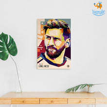 Load image into Gallery viewer, Footballer Printed Wooden Poster

