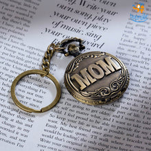 Load image into Gallery viewer, Vintage Mom Pocket Watch Keychain
