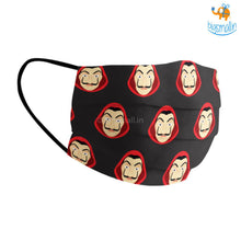Load image into Gallery viewer, Money Heist Printed Cotton Mask With Filter
