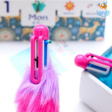Load image into Gallery viewer, Multicolored Fur Pen - Set of 2
