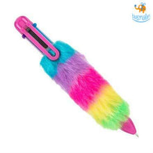Load image into Gallery viewer, Multicolored Fur Pen - Set of 2
