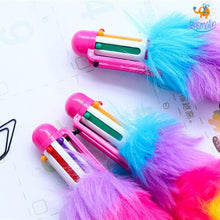Load image into Gallery viewer, Multicolored Fur Pen - Set of 2
