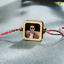 Load image into Gallery viewer, Personalized Photo Rakhi With Magnet | COD Not Available
