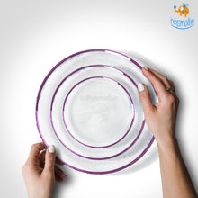 Load image into Gallery viewer, Purple Haze Glass Plates - Set of 3
