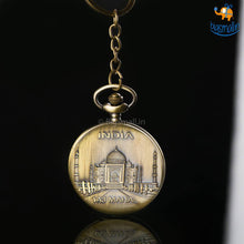 Load image into Gallery viewer, India Souvenir Pocket Watch Keychain
