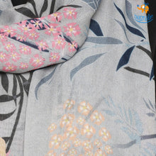 Load image into Gallery viewer, Shades of Grey Floral Modal Scarf
