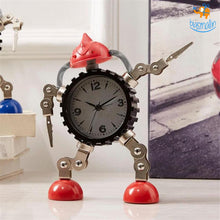 Load image into Gallery viewer, Robot Desk Alarm Clock
