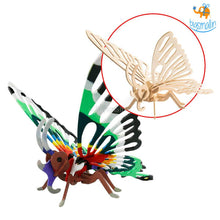 Load image into Gallery viewer, Painting 3D Wooden Puzzle - Butterfly
