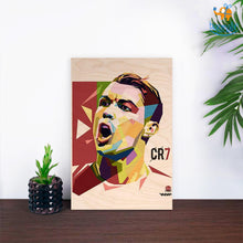 Load image into Gallery viewer, Footballer Printed Wooden Poster
