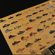 Load image into Gallery viewer, Sneakers Kraft Paper Poster
