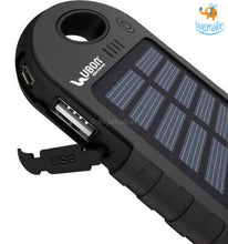 Load image into Gallery viewer, Solar Wireless Power Bank - 10000 mAh
