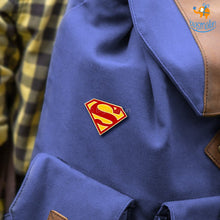 Load image into Gallery viewer, Superman Metallic Lapel Pin
