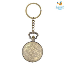 Load image into Gallery viewer, India Souvenir Pocket Watch Keychain
