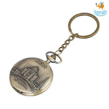 Load image into Gallery viewer, India Souvenir Pocket Watch Keychain
