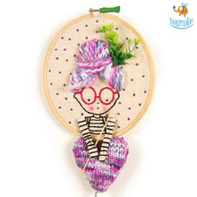 Load image into Gallery viewer, Take My Heart Embroidery Hoop Wall Art
