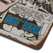 Load image into Gallery viewer, Vintage Batman Tin Hanging Board
