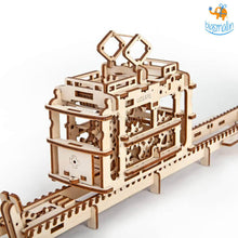 Load image into Gallery viewer, Ugears Tram on Rails Mechanical Model
