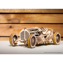 Load image into Gallery viewer, Ugears U-9 Grand Prix Car Mechanical Puzzle
